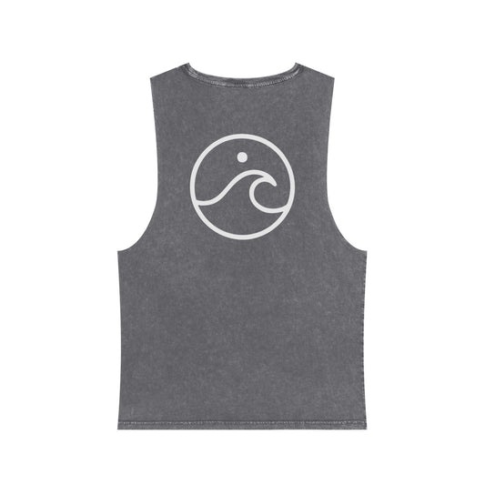 Unisex Stonewash wav club Tank Top