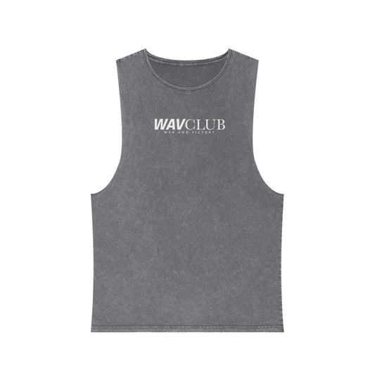 Unisex Stonewash wav club Tank Top