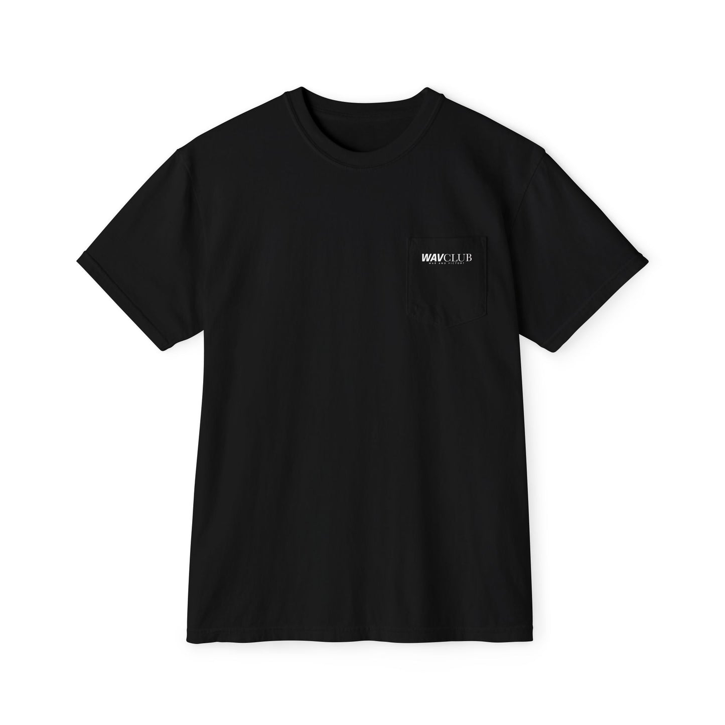 War and Victory Unisex Garment-Dyed WAVCLUB Pocket T-Shirt